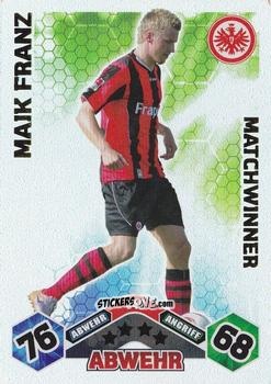 Figurina Maik Franz - German Football Bundesliga 2010-2011. Match Attax n. 349 - Topps