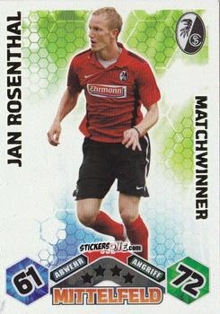 Cromo Jan Rosenthal - German Football Bundesliga 2010-2011. Match Attax n. 352 - Topps