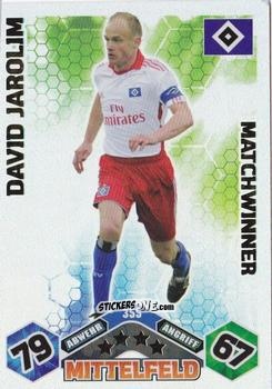 Cromo David Jarolim - German Football Bundesliga 2010-2011. Match Attax n. 355 - Topps