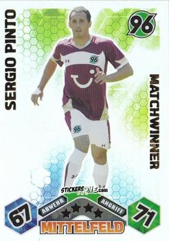 Figurina Sergio Pinto - German Football Bundesliga 2010-2011. Match Attax n. 359 - Topps