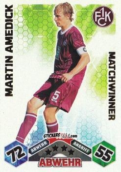 Cromo Martin Amedick - German Football Bundesliga 2010-2011. Match Attax n. 364 - Topps