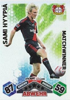 Figurina Sami Hyypiä - German Football Bundesliga 2010-2011. Match Attax n. 370 - Topps