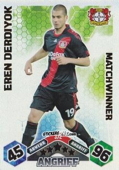 Cromo Eren Derdiyok - German Football Bundesliga 2010-2011. Match Attax n. 372 - Topps