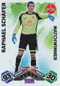 Cromo Raphael Schäfer - German Football Bundesliga 2010-2011. Match Attax n. 382 - Topps