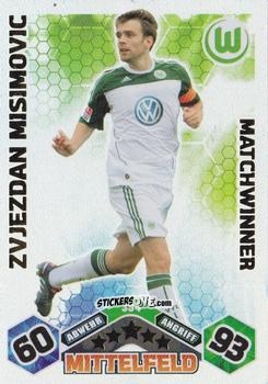 Cromo Zvjezdan Misimovic - German Football Bundesliga 2010-2011. Match Attax n. 394 - Topps
