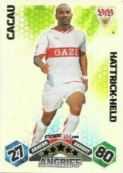 Figurina Cacau - German Football Bundesliga 2010-2011. Match Attax n. 397 - Topps