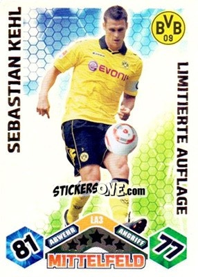 Figurina Sebastian Kehl - German Football Bundesliga 2010-2011. Match Attax - Topps