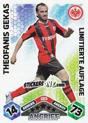 Sticker Theofanis Gekas - German Football Bundesliga 2010-2011. Match Attax n. LE15 - Topps