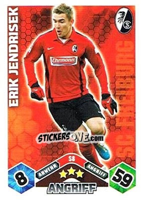 Figurina Erik Jendrisek - German Football Bundesliga 2010-2011. Match Attax - Topps