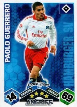 Cromo Paolo Guerrero - German Football Bundesliga 2010-2011. Match Attax n. S10 - Topps