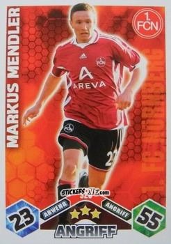 Cromo Markus Mendler - German Football Bundesliga 2010-2011. Match Attax n. S28 - Topps