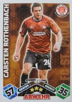 Sticker Carsten Rothenbach - German Football Bundesliga 2010-2011. Match Attax n. S29 - Topps