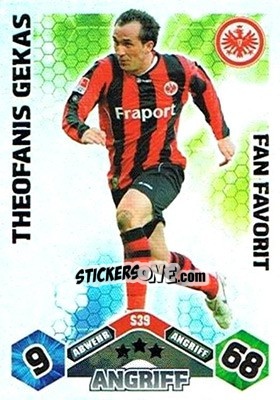 Sticker Theofanis Gekas - German Football Bundesliga 2010-2011. Match Attax - Topps