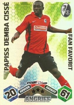 Figurina Papiss Demba Cisse - German Football Bundesliga 2010-2011. Match Attax n. S40 - Topps