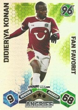 Cromo Didier Ya Konan - German Football Bundesliga 2010-2011. Match Attax n. S42 - Topps