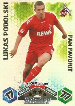 Cromo Lukas Podolski - German Football Bundesliga 2010-2011. Match Attax n. S45 - Topps