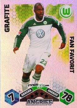 Sticker Grafite - German Football Bundesliga 2010-2011. Match Attax n. S54 - Topps
