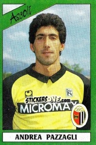 Sticker Andrea Pazzagli - Calciatori 1987-1988 n. 2 - Panini