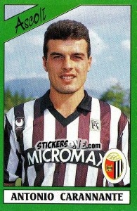 Sticker Antonio Carannante - Calciatori 1987-1988 n. 4 - Panini