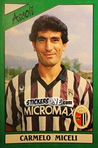 Sticker Carmelo Miceli - Calciatori 1987-1988 - Panini