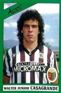 Figurina Walter Junior Casagrande - Calciatori 1987-1988 - Panini