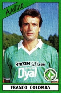 Sticker Franco Colomba - Calciatori 1987-1988 - Panini