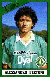 Figurina Alessandro Bertoni - Calciatori 1987-1988 - Panini