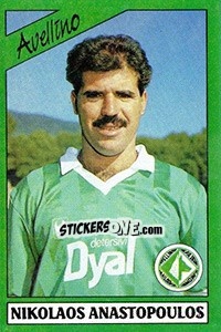 Cromo Nikolaos Anastopoulos - Calciatori 1987-1988 - Panini