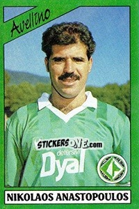Sticker Nikolaos Anastopoulos - Calciatori 1987-1988 n. 30 - Panini