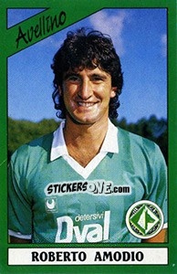 Sticker Roberto Amodio - Calciatori 1987-1988 n. 34 - Panini