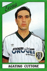 Sticker Agatino Cuttone - Calciatori 1987-1988 n. 41 - Panini