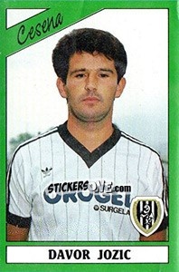 Figurina Davor Jozic - Calciatori 1987-1988 - Panini