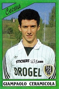 Sticker Giampaolo Ceramicola - Calciatori 1987-1988 n. 44 - Panini