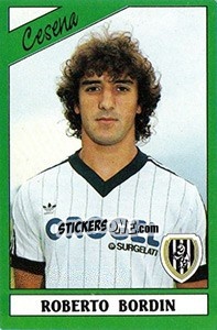 Sticker Roberto Bordin - Calciatori 1987-1988 - Panini