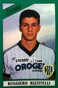 Cromo Ruggiero Rizzitelli - Calciatori 1987-1988 - Panini