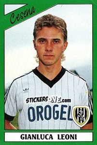 Sticker Gianluca Leoni - Calciatori 1987-1988 n. 54 - Panini