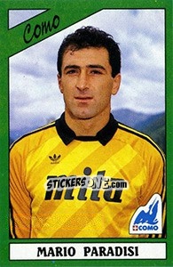 Sticker Mario Paradisi - Calciatori 1987-1988 n. 59 - Panini