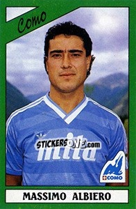 Sticker Massimo Albiero - Calciatori 1987-1988 - Panini