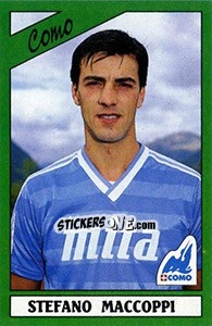 Sticker Stefano Maccoppi - Calciatori 1987-1988 n. 63 - Panini