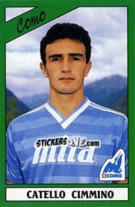 Sticker Catello Cimmino - Calciatori 1987-1988 n. 72 - Panini