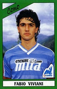Sticker Fabio Viviani - Calciatori 1987-1988 n. 73 - Panini