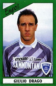 Sticker Giulio Drago - Calciatori 1987-1988 n. 78 - Panini