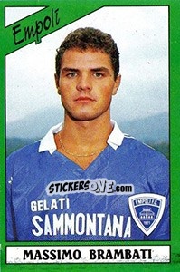 Sticker Massimo Brambati - Calciatori 1987-1988 n. 79 - Panini