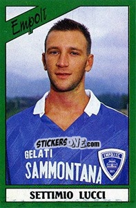 Sticker Settimio Lucci - Calciatori 1987-1988 n. 81 - Panini