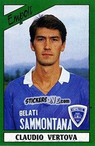 Cromo Claudio Vertova - Calciatori 1987-1988 - Panini