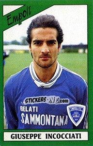 Cromo Giuseppe Incocciati - Calciatori 1987-1988 - Panini