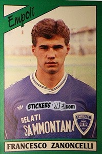 Sticker Francesco Zanoncelli - Calciatori 1987-1988 - Panini