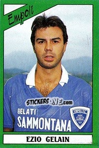 Sticker Ezio Gelain - Calciatori 1987-1988 n. 91 - Panini