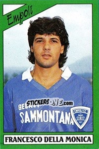 Sticker Francesco Della Monica - Calciatori 1987-1988 n. 93 - Panini