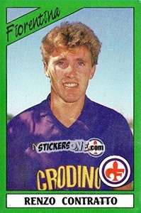 Sticker Renzo Contratto - Calciatori 1987-1988 - Panini